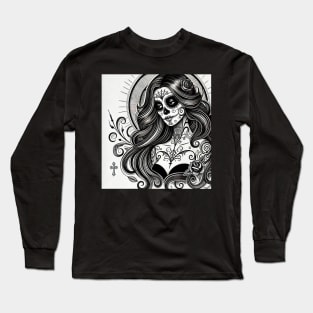 The gothic catrina Long Sleeve T-Shirt